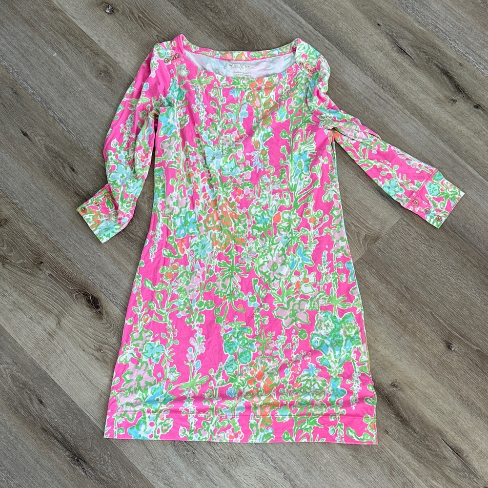 Lilly Pulitzer Floral Pink and Green